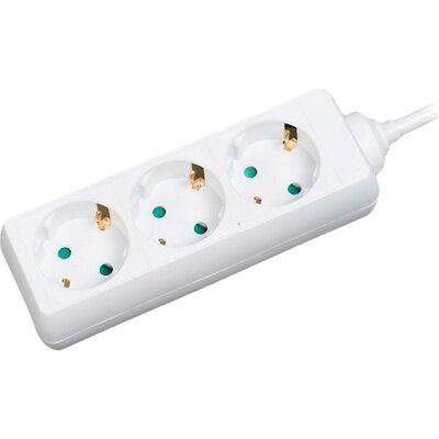 Power strip Logilink 3x, w/1.4m cable, LPS205