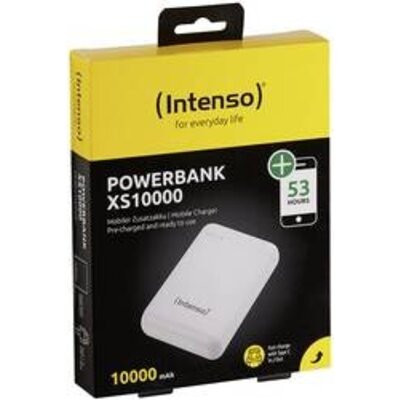 Външна батерия Intenso XS10000 PowerBank White 10000mAh 3.1 A, USB + USB-C 