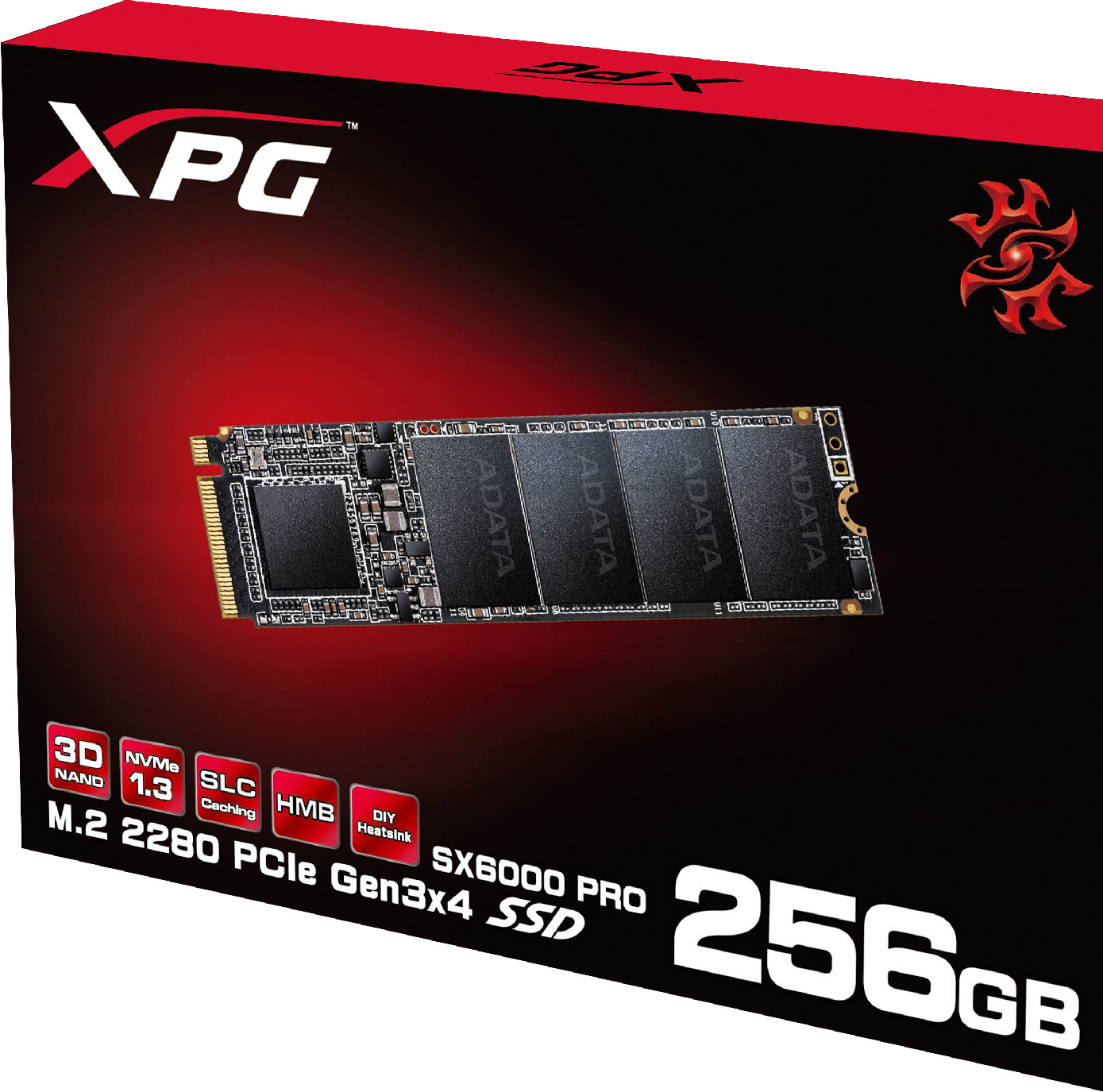 SSD ADATA XPG SX6000 Pro 256GB, M.2 2280 NVMe - ASX6000PNP-256GT-C