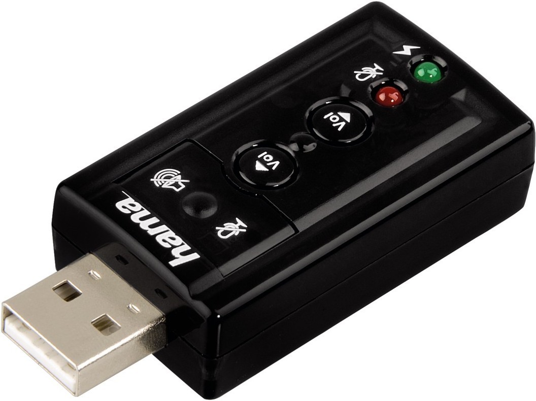 Звукова карта HAMA, USB, 7.1, Surround - HAMA-51620