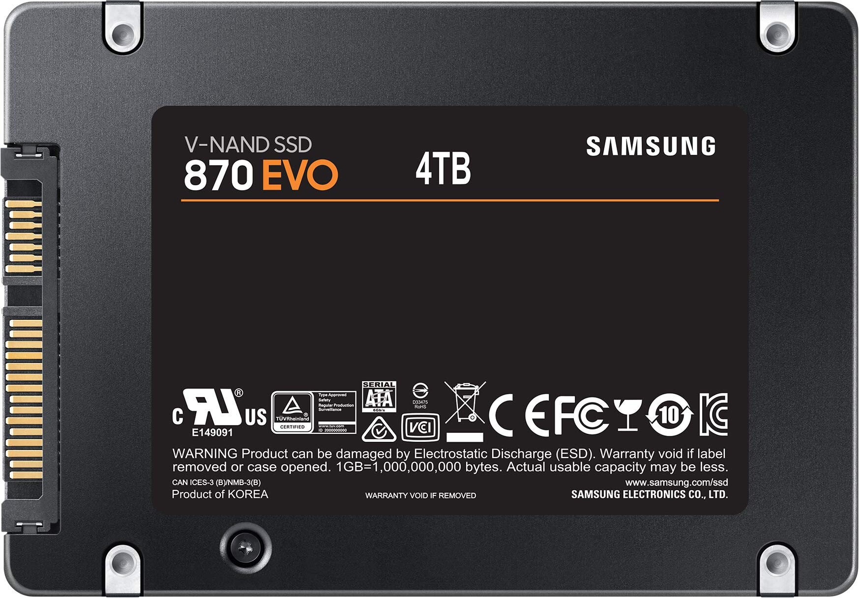 SSD Samsung 870 EVO 4TB