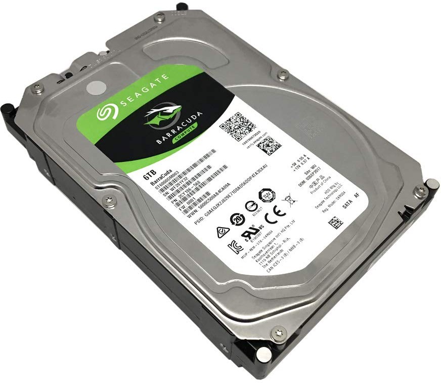 Disque Dur Seagate Barracuda 6To SATA III (ST6000DM004) - 7200 RPM, 256 Mo Cache, Occasion