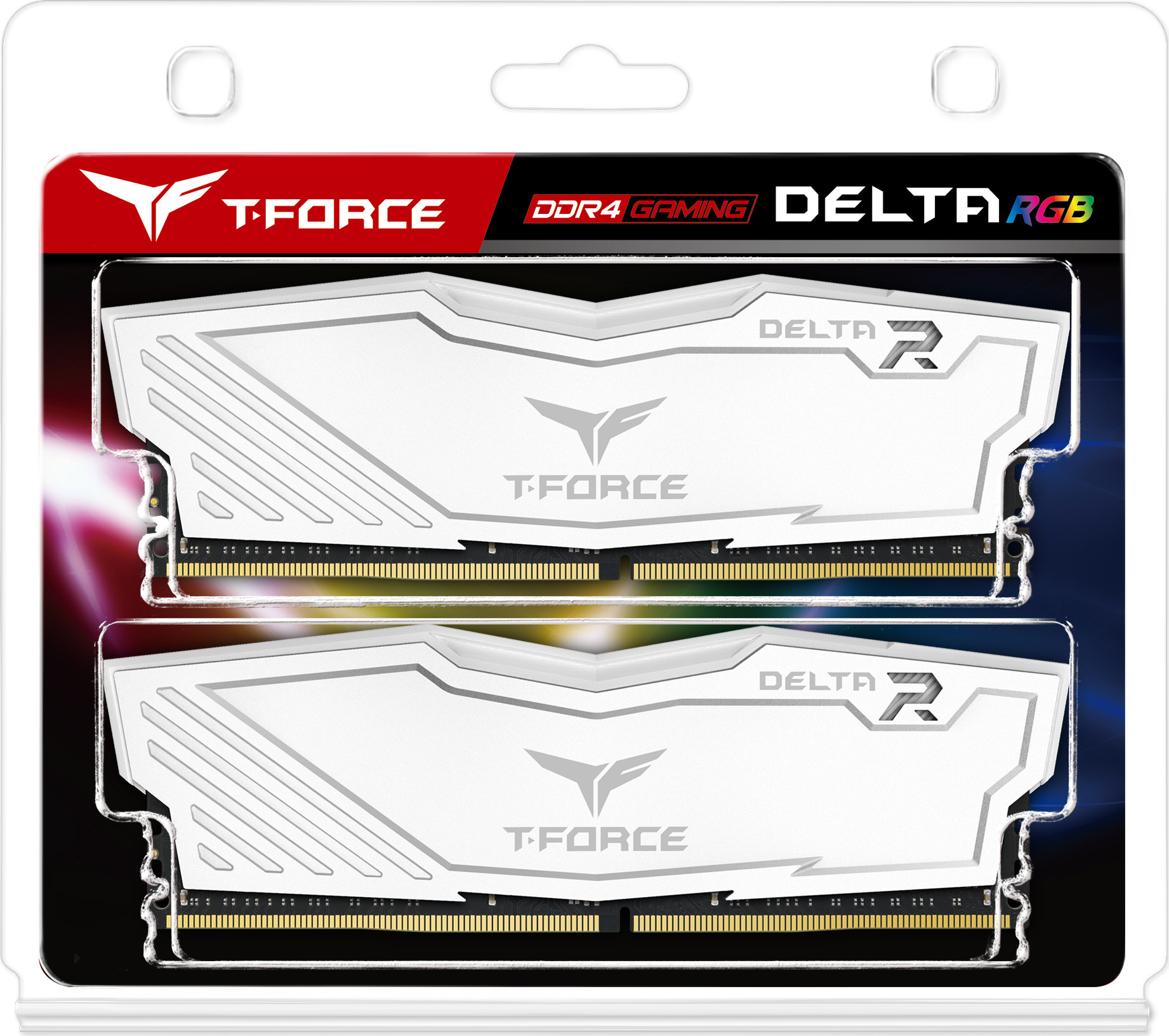 RAM Team Group T-FORCE DELTA RGB 32GB (16GBx2) DDR4-3600 White ...