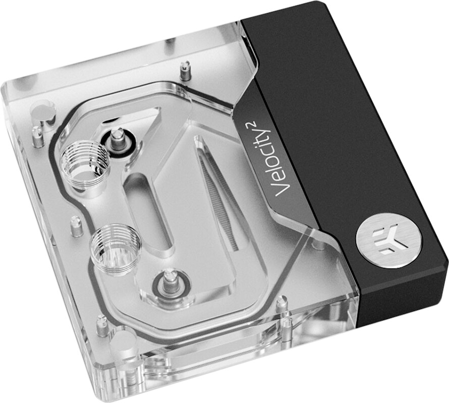 EKQuantum Velocity² DRGB 1200 Nickel + Plexi, CPU water block